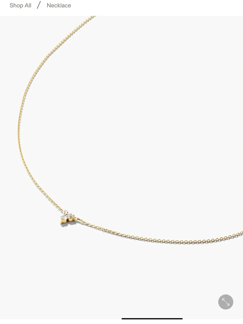 Mejuri Lotus Necklace - Picture 2 of 12